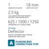 Difuzor linijski LINE 1/18 625cm