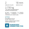 Difuzor linijski LINE 2/18 1m