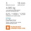 Difuzor linijski LINE 3/18 0,625m